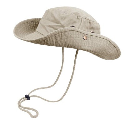 Bucket Hat Hiking Fishing Wide Brim UV Sun Protection Safari Unisex Boonie Be...
