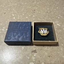 1940s AAA Indy 500 Race Car Owner Pin Vintage Pin RARE In BOX L.G. Balfour