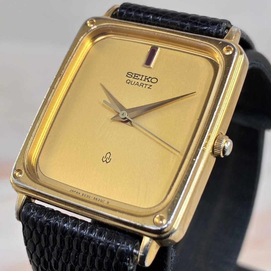 SEIKO Quartz 6030 5520 Dress Watch From Japan - Gem