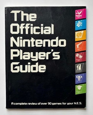 The Official Nintendo Player s Guide 1987 NES Strategy Book W/ Stickers