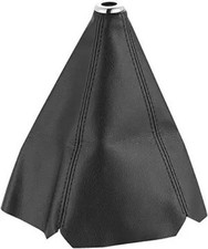 Gear Shift Boot Cover, Gear Shift Boot Shifter Knob Dust Cover, V Color: Black