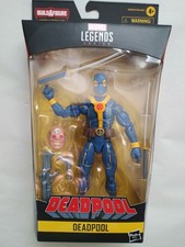 Marvel Legends Series Deadpool Blue Suit 6  Action Figure Strong Guy BAF Wave