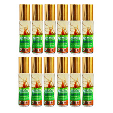 12X Green Herb Oil Thai Dizziness Relief Pain Headache Stuffy Nose 8cc Exp2028