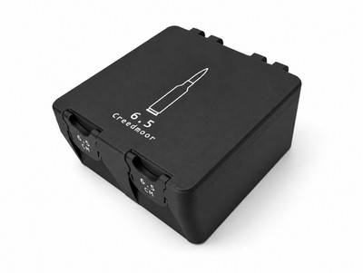 6.5 Creedmoor Ammo Box   100 Rounds - Snap Close Storage Box | Fully