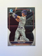 Max Clark 2023 Bowman Chrome Draft 1st Prospect Card #BDC-76
