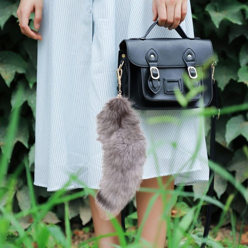Fox Tail Keychain Bag Pendant Fake Keyring Cute Animal | eBay
