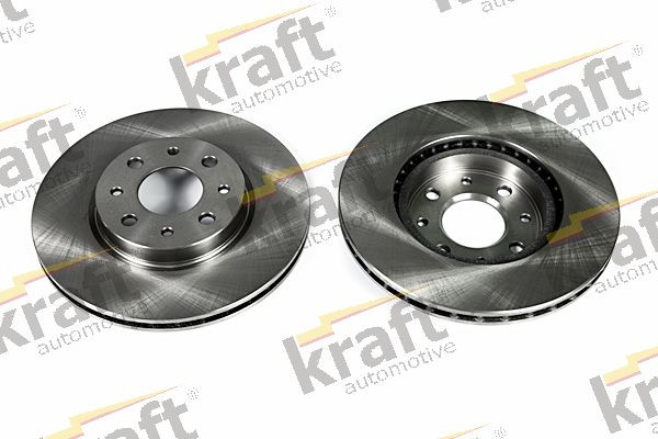 2X Kraft Automotive 6043070 Bremsscheibe FüR Alfa Romeo Passend FüR Fiat-image
