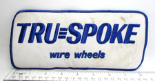 Vintage Tru-spoke Wire Wheels Large Jacket Back Patch Fallbrook Ca Automotive C