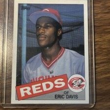 Topps 1985 Topps Eric Davis Rookie Base Set #627 Cincinnati Reds MLB Card