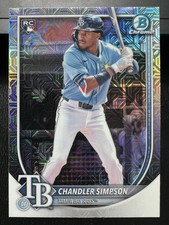 2025 Bowman Chrome - Chandler Simpson #18 Mega Box Mojo Refractor (RC)