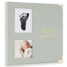 Keepsake Baby Memory Book for Boys and Girls Timeless First 5 Year Baby Boo...