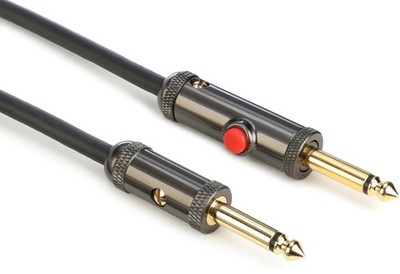 D'Addario PW-AGL-10 Circuit Breaker Latching Cut-Off Switch Cable - 10' Straight