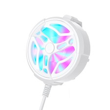 Universal RGB Mini Phone Cooling Fan USB Radiator Turbo Hurricane Game Cooler To