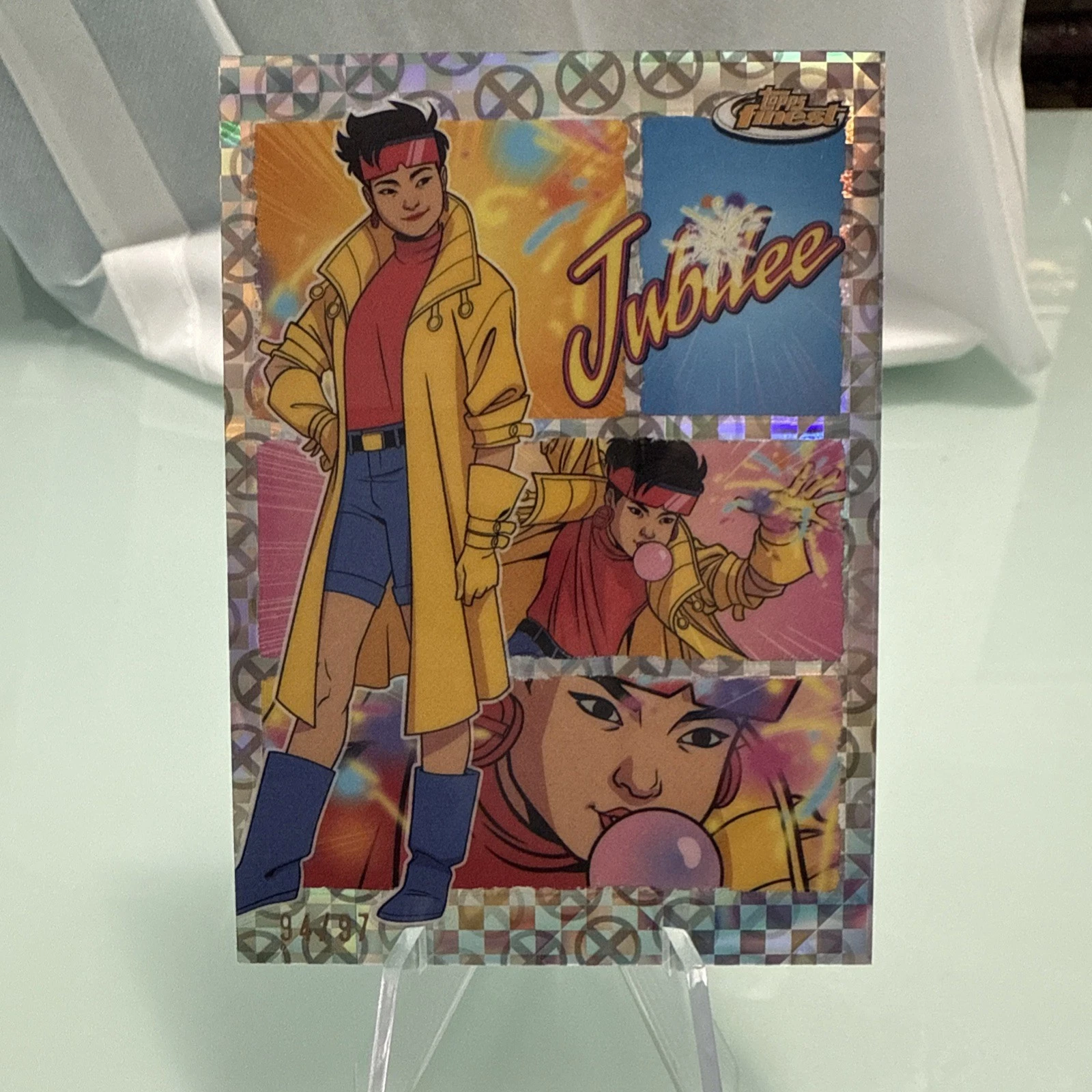 2025 Topps Finest Marvel X-Men 97 Jubilee Remember It X-Fractor 94/97 #RI-8