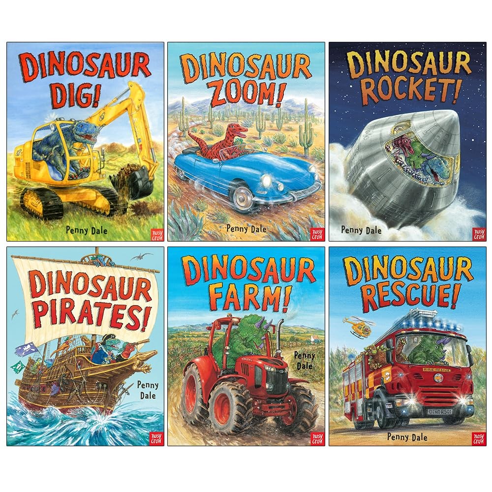 Penny Dales Dinosaurs 6 Books Set With a Free Stories Audio Book! ( | Penny Dale - Image 12