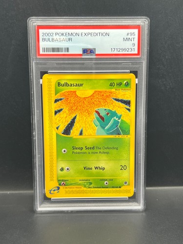 Bulbasaur graded PSA 9 for sale on eBay