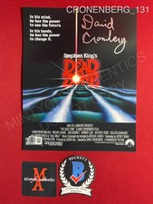 David Cronenberg autographed signed Dead Zone 8x10 photo Beckett COA horror
