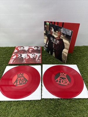 Fall Out Boy Save Rock And Roll 2013 Island 2LP 10'' Red Vinyl Insert RJ Sterling