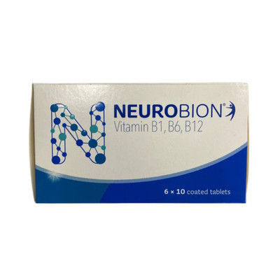 1X NEUROBION 60's Vitamin B1, B6, B12 Improves Nerve Health & Function
