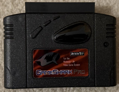 Interact Gameshark Pro (Nintendo 64, N64) cart only V 3.0 ORIGINAL OWNER 1998 