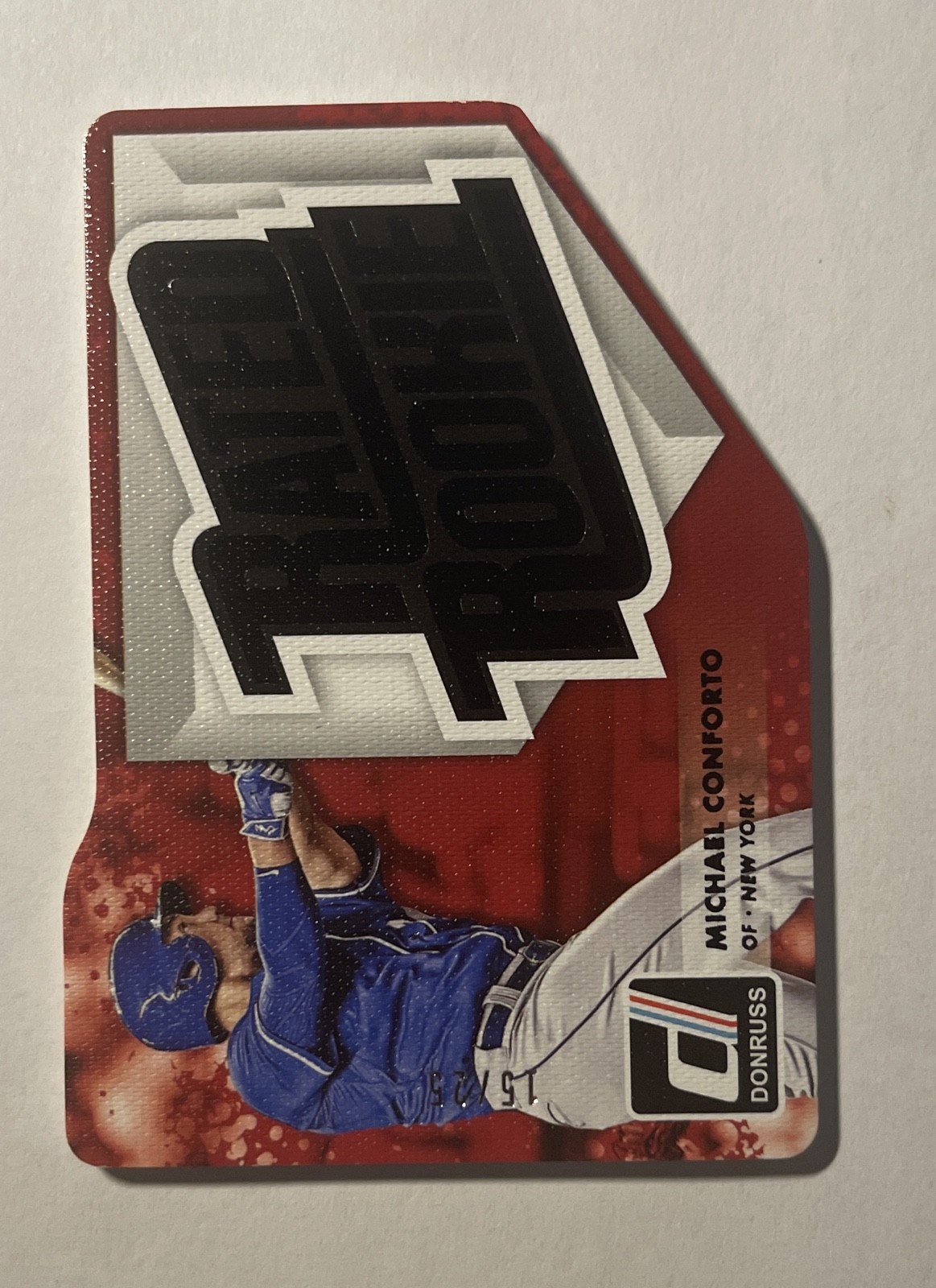 2016 Panini Donruss - Rated Rookie Die-Cuts Michael Conforto #RRDC9 Black /25...