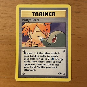 Misty's Tears Pokemon Card | eBay