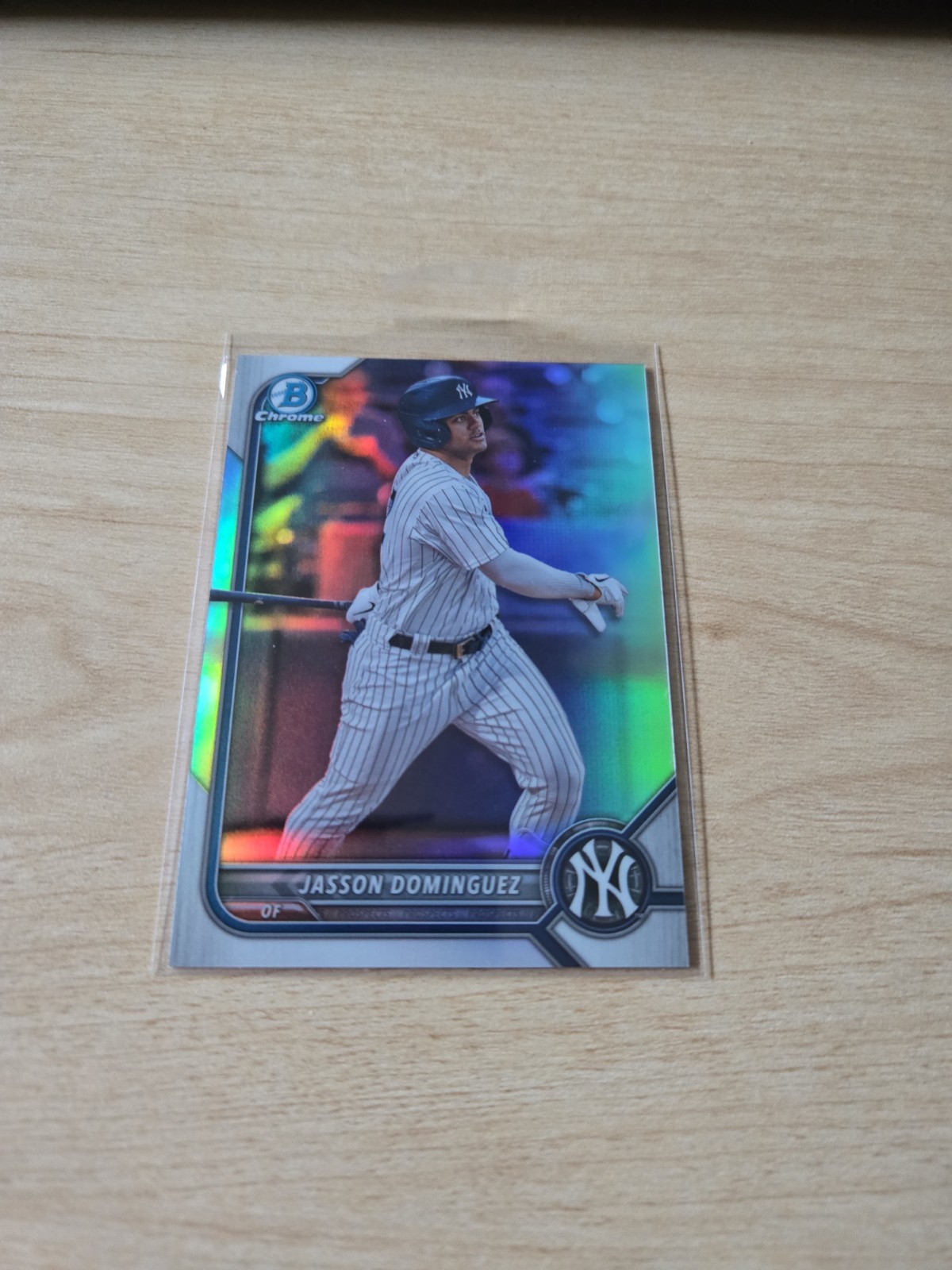 2022 Bowman Chrome - Prospects Jasson Dominguez #BCP-244 Refractor /499 (RC)