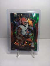 2025 Panini Select - Concourse Jerry Jeudy #56 Black & Green Shock Prizm