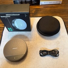 Bluetooth Speakerphone, Conference Speaker and Microphone, 4 Mics 360 Voice Pick