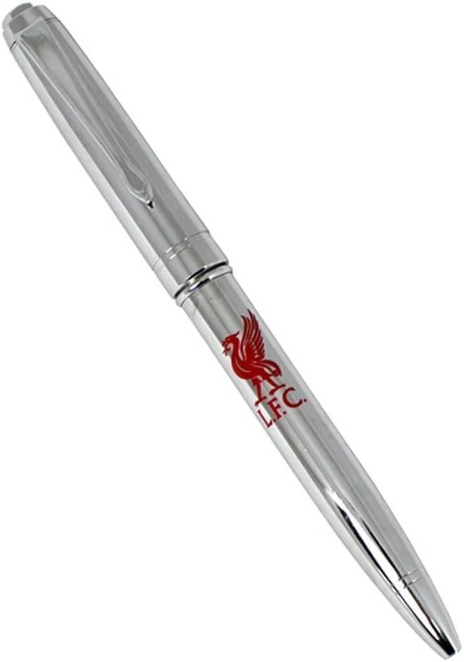 Liverpool FC Ball Point Pen Chrome Executive Boys & Girls Gift Official Licensed