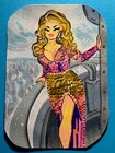 ACEO Original Pinup Jimbo Drag Queen Acrylic on Paper 2.5x3.5 by BrieMcDoodles — photo 2