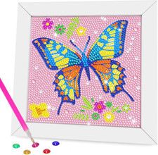 Diamond Art Kits for Kids - Crafts for Girls 8-12 - Diamond Art Painting with Wo