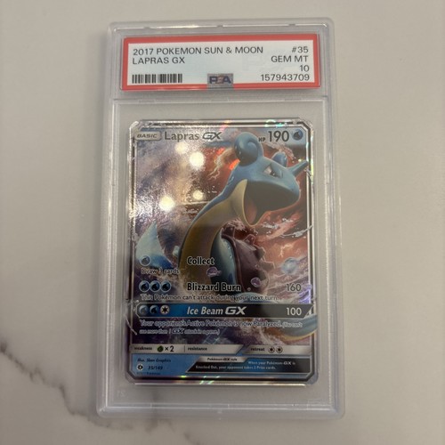 Lapras-GX graded PSA 10 for sale on eBay