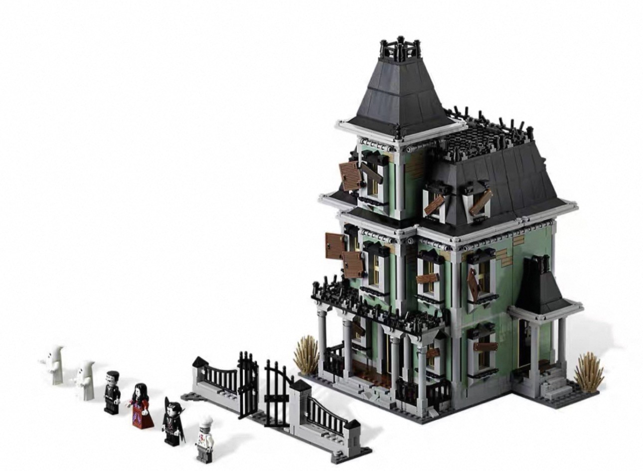 LEGO 10228 Haunted House with 2064 pcs.RёРliсa NO BOX（Read the description）