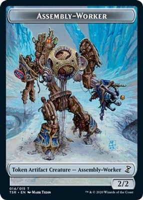 Magic TSR T Assembly-Worker Token #14 NM