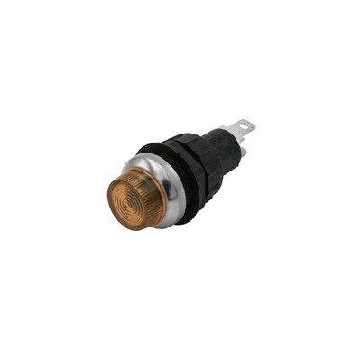 Super Amber Indicator Light, 7/8 Diameter, 9/16 Lens, Each Dunebuggy & VW