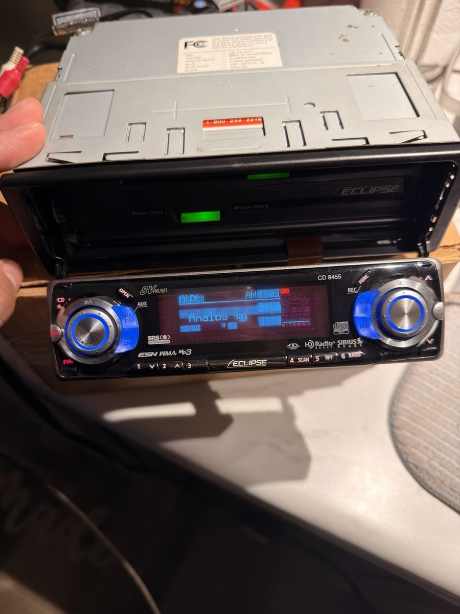 Eclipse CD8455 Old School Single Din Top Of The Line Stereo | eBay