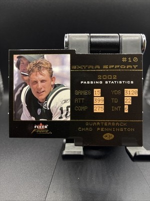 2003 Fleer Focus Extra Effort /500 Chad Pennington #6