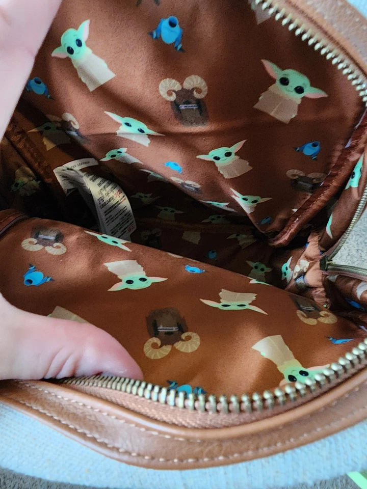 Disney Loungefly Limited Gorgu Mandalorian✨ Star Wars Child Baby Yoda🎒Mini pack Foto 2 de 4