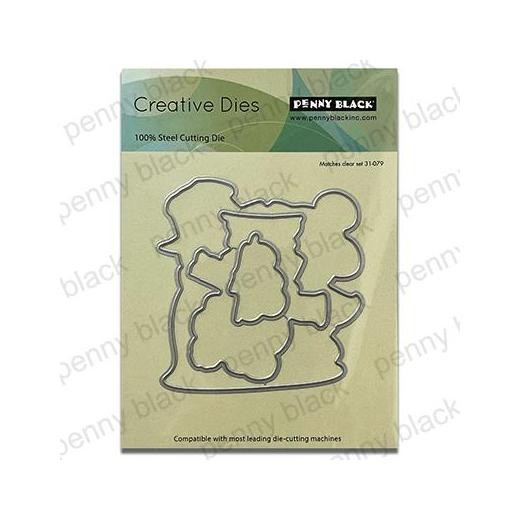 Penny Black Creative Cutting Dies - Fun Flurries Cut Out 51-843