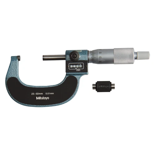 Mitutoyo 193 Series 25 mm to 50 mm Metric Digital Outside Micrometer