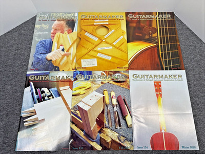 GuitarMaker Journal of Stringed Instrument Construction & Repair Magazine Lot