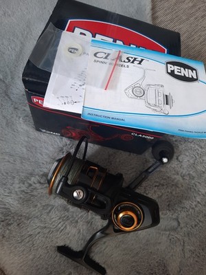 PENN CLA5000 CLASH Angelrolle Gebraucht Wie Neu Carp Fishing Reel Karpfenrolle