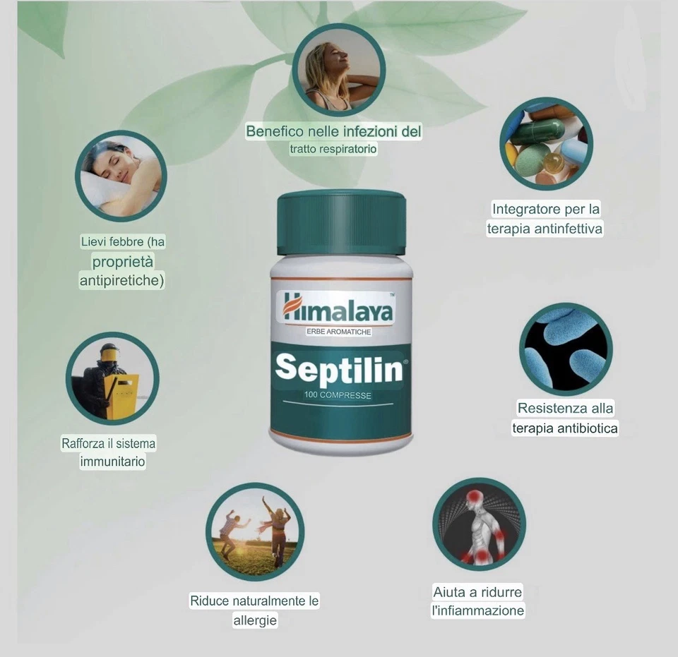 Himalaya Septilin 2 x 100 Compresse - Rafforzare il Sistema Immunitario Naturale - Immagine 4 di 4