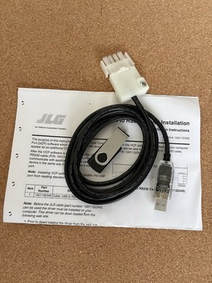 JLG PC Analyzer USB Cable 1001137005 Diagnostic Tool Scissor & Boom Lifts