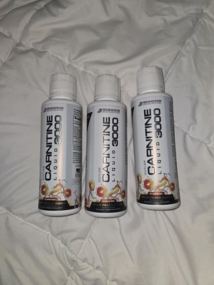 Cutler Nutrition 3 Pack Carnitine Liquid 3000 Energy Sport Beverage 