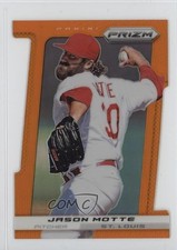 2013 Panini Prizm Orange Prizm Die-Cut 50/60 Jason Motte #120 5c2
