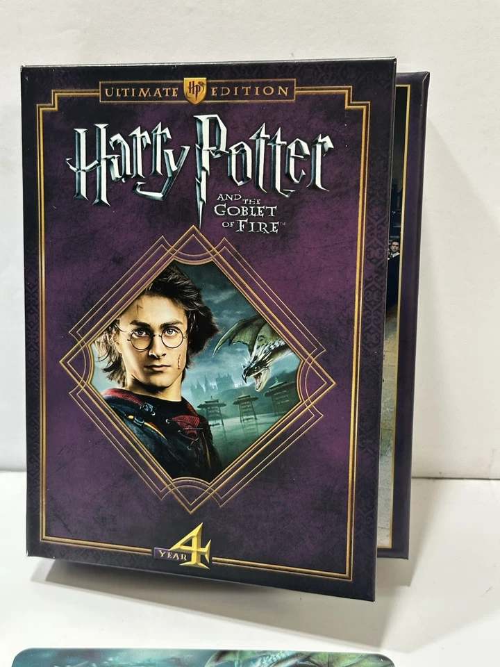 Harry Potter and the Goblet of Fire Year 4 Ultimate Edition 3-Disc DVD Set 2010 - Image 3 of 4