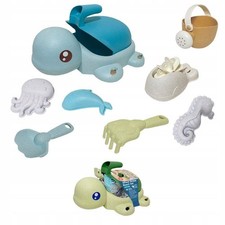 Sandspielzeug Schildkröte 8tlg. Eimer, Gießkanne, Förmchen, Schaufel