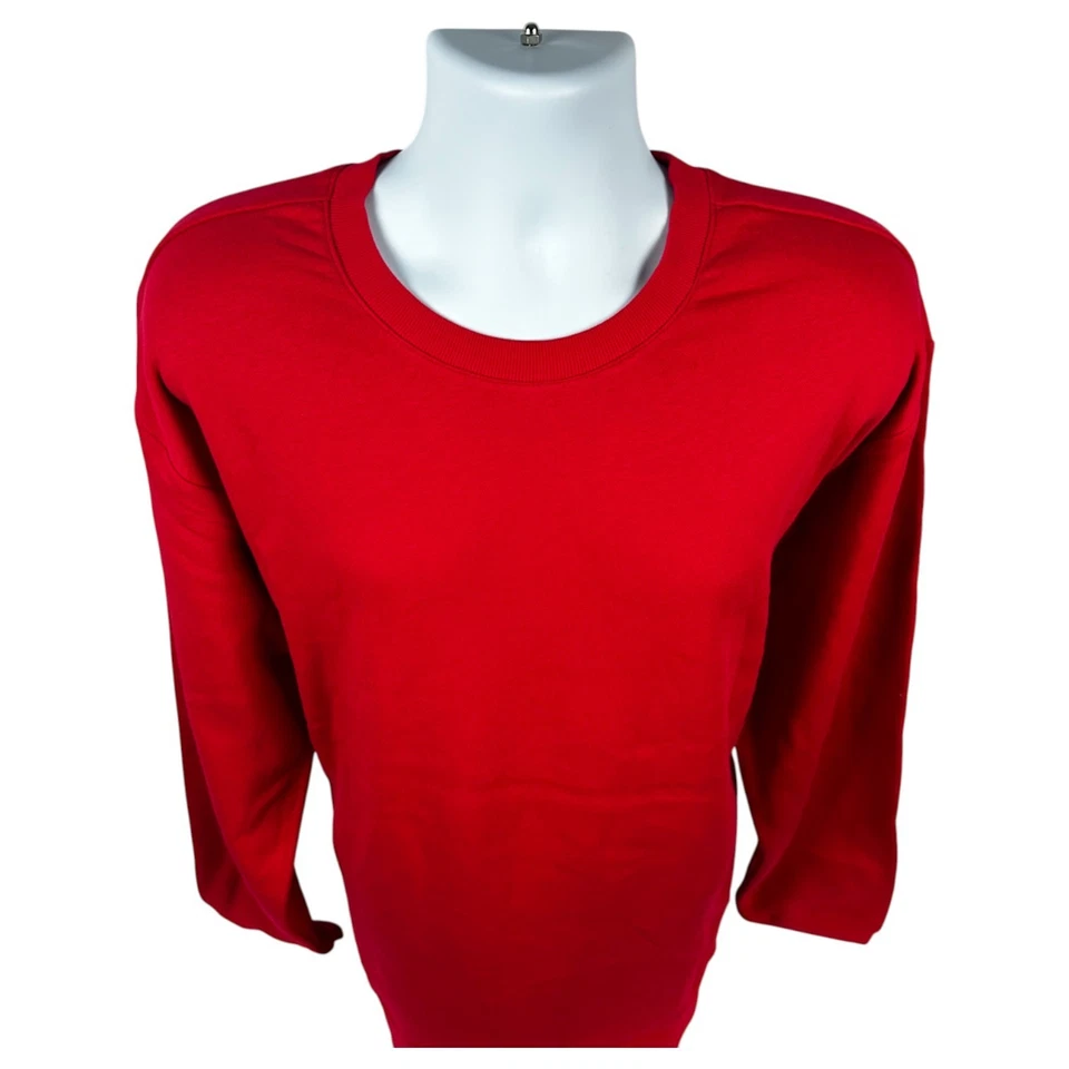 Sudadera polar acogedora ecológica de ropa alternativa para hombre ultra suave (rojo manzana) Foto 4 de 4